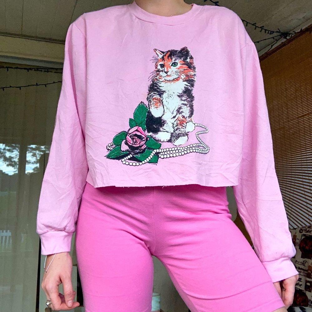 Absolutely darling cat sweater